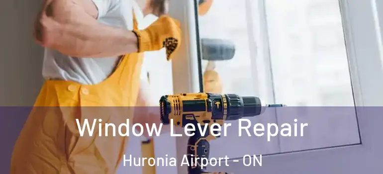  Window Lever Repair Huronia Airport - ON