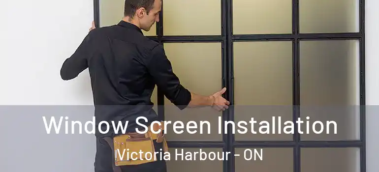  Window Screen Installation Victoria Harbour - ON